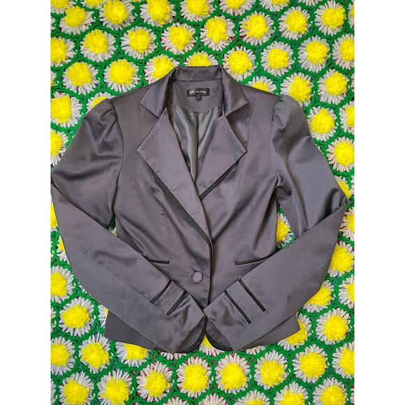 Y2K CC Couture Cotton and Polyester Grey Blazer - Picture 5 of 7